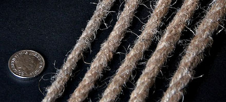 3 ply jute ropes available in bulk reels in 5 different sizes bulk coils