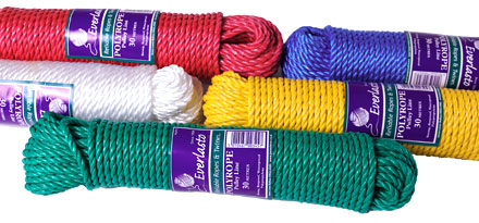 pulley ropes and cords in polypropylene